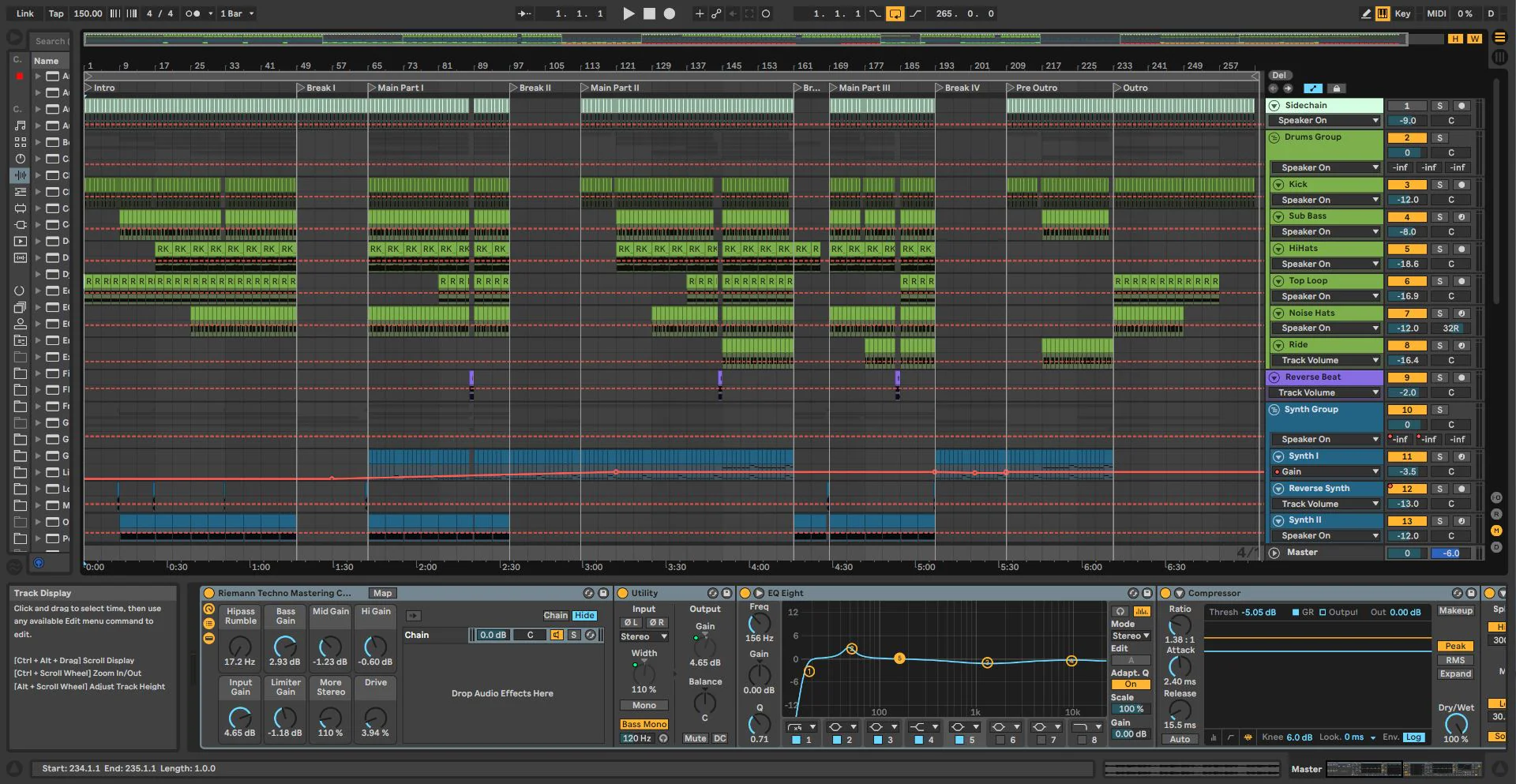 Riemann Hard Techno 09 Template for Ableton Live 10 (and 11 and higher) - Image 2