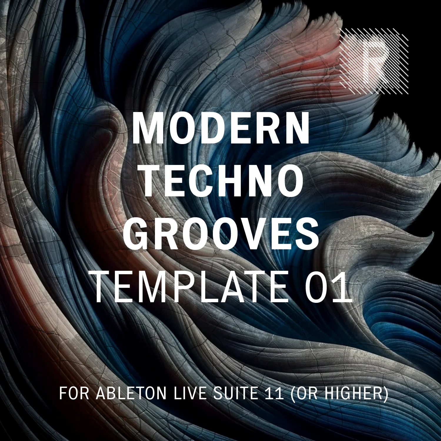 Riemann Modern Techno Grooves 1 Template for Ableton Live 11 (or higher versions)