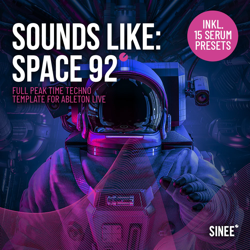 Sounds like Space92 Hard Techno Template for Ableton Live 10 (or higher)