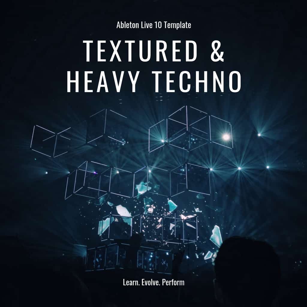 Textured & Heavy Techno Template for Ableton Live 10 (11 or higher)